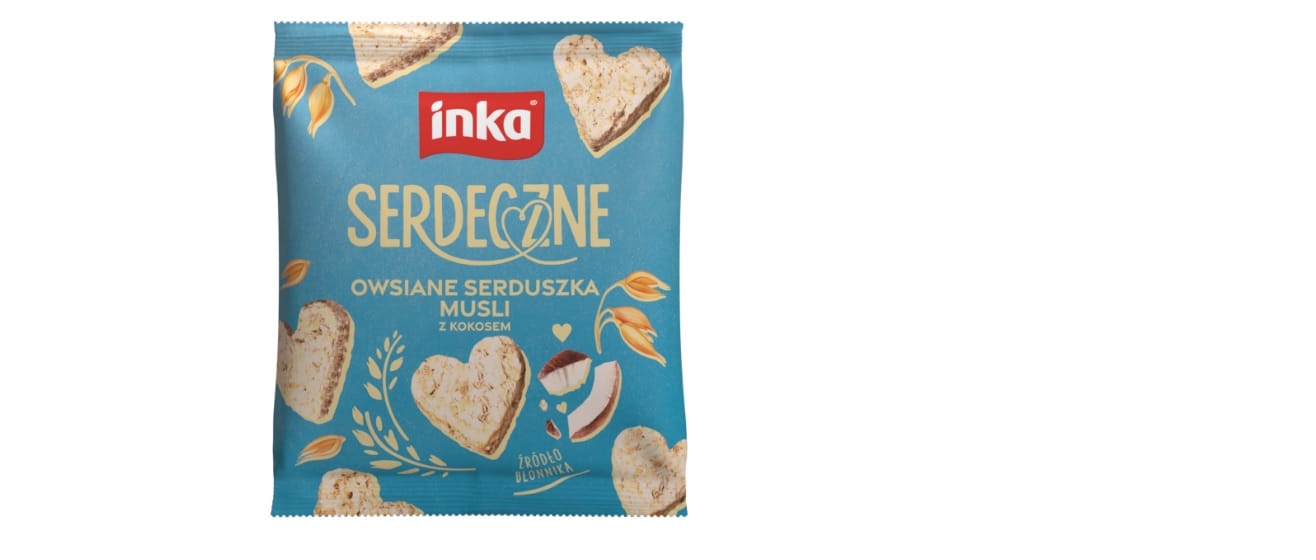 Osłonka serduszko musli owsiane z kokosem, bezglutenowe, zdrowe przekąski, ciasteczka na słodko, produkt naturalny, idealne do kawy i herbaty, FlowTea, zdrowy styl życia, słodkie ciasteczka na co dzień.