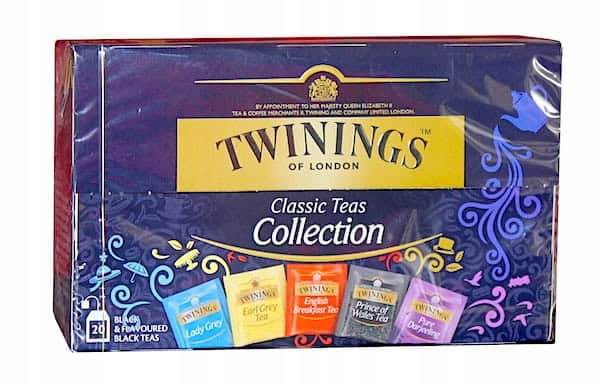 TWININGS Classic Collection Kolekcja Klasyczna 20 5 Twinning's klasyczna kolekcja herbat w eleganckim opakowaniu, różnorodne smaki czarnej i ziołowej herbaty, idealne na każdą okazję, dostępne w sklepie FlowTea.