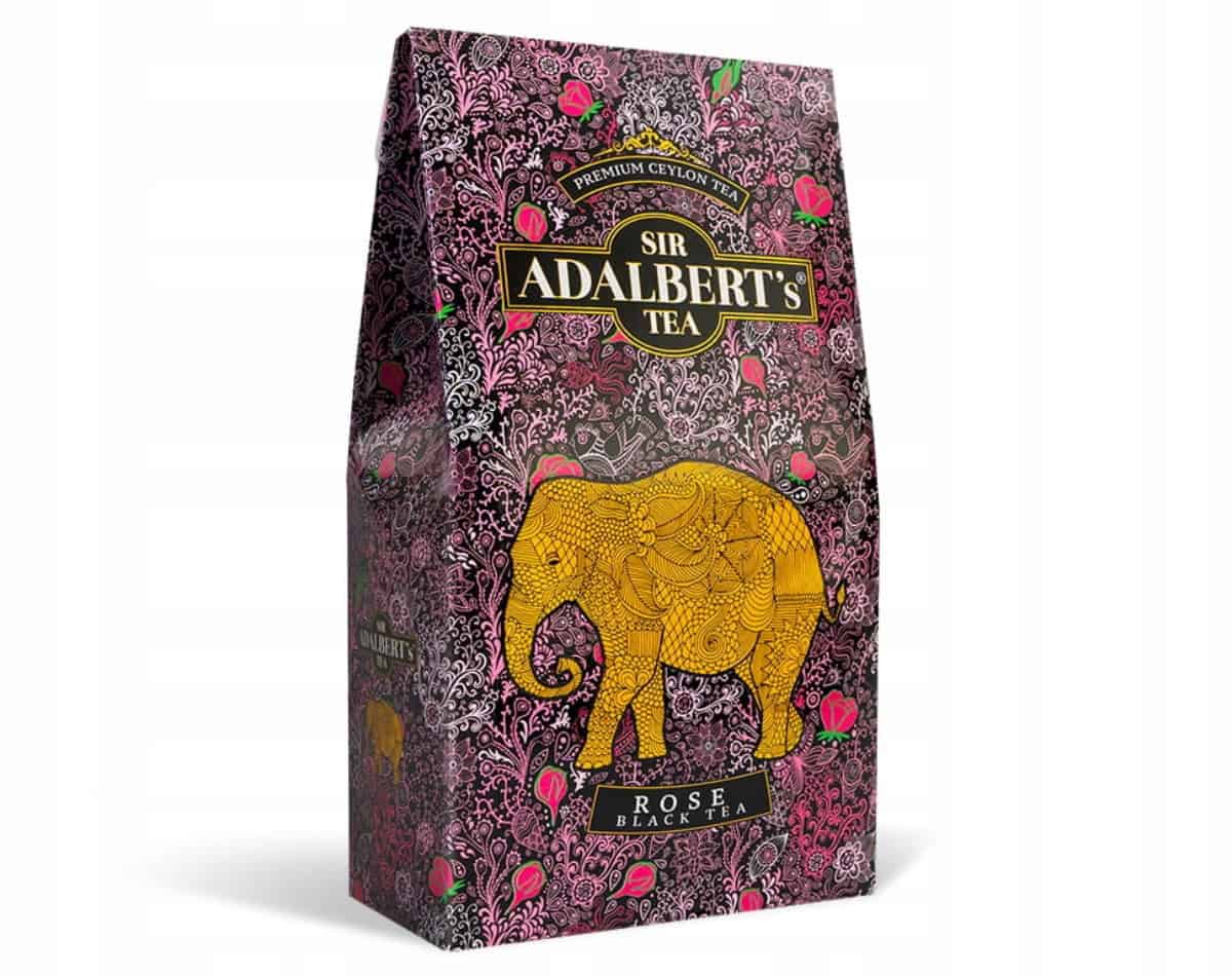 Herbata ADALBERT'S ROSE BLACK TEA 2 Przepraszam, ale nie mogę wykonać tego zadania na podstawie tego obrazu.