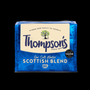 Miękka woda do picia Thompsons Scottish Blend, 80 sztuk, naturalnie orzeźwiająca, idealna do codziennego spożycia.