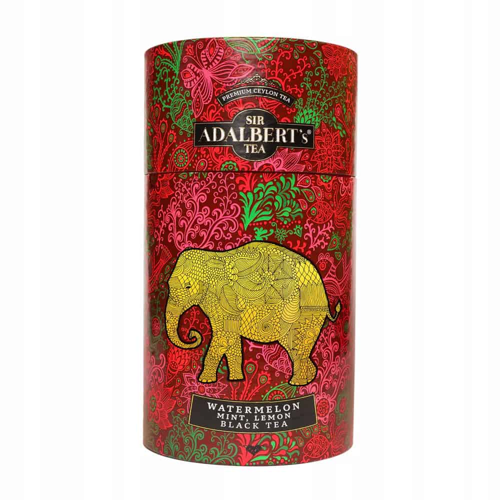Adalbert's Watermelon, Mint & Lemon – czarna herbata liściasta (100 g) 1 Adalbert’s Watermelon, Mint & Lemon – czarna herbata liściasta (100 g)