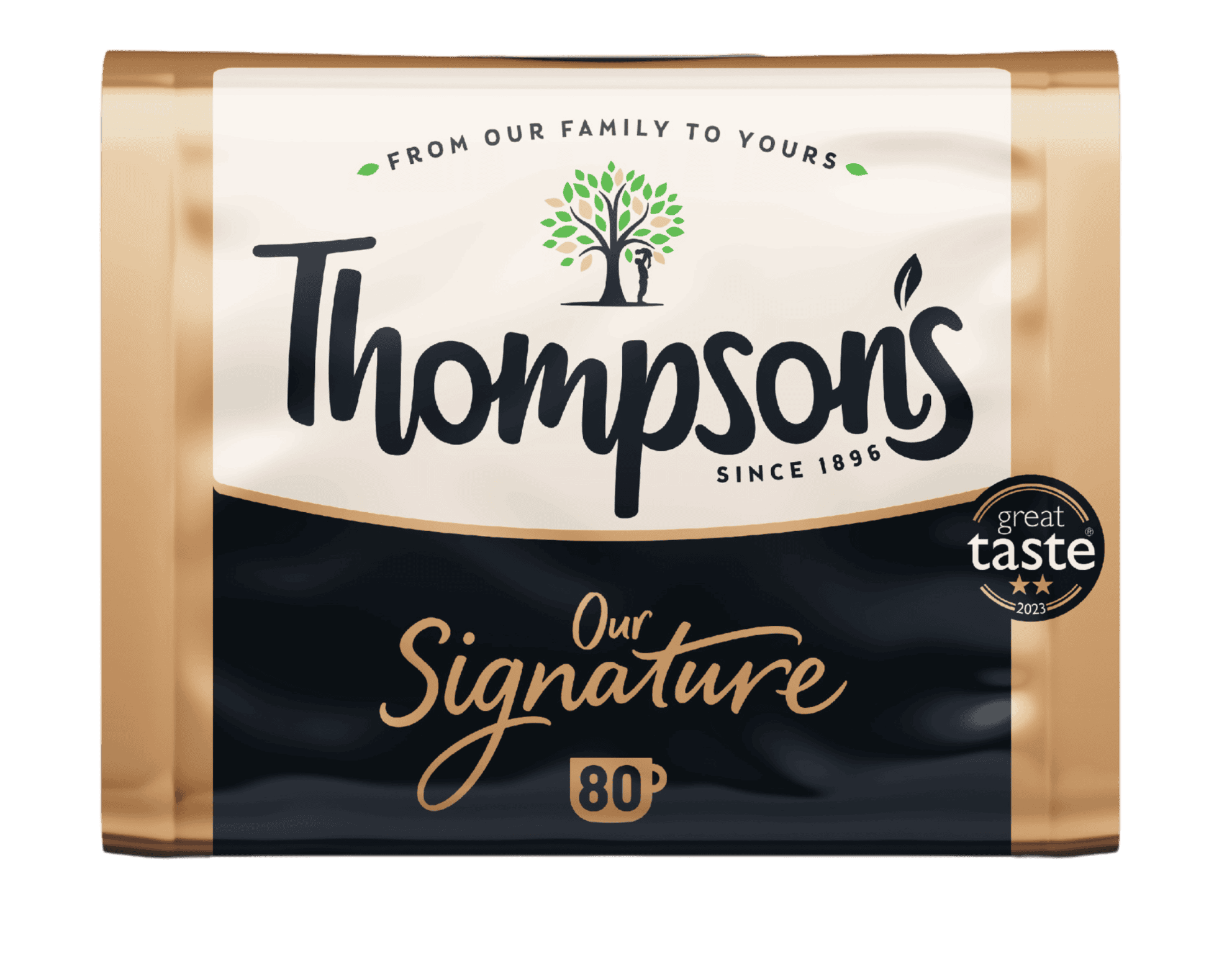 Uniwersalny wkład do herbaty Thompson’s Signature 80 sztuk, wysokiej jakości, idealny do parzenia herbaty, dostępny na flowtea.pl.