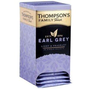 Earl Grey herbaty w pojedynczych torebkach, botaniczne, klasyczne smaki, idealne na relaks i codzienną chwilę odprężenia.