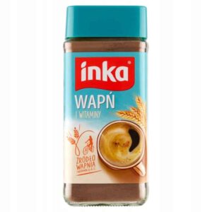 Inka Wapń i witaminy – suplement diety w proszku, idealny na poprawę zdrowia i kondycji kości, do kawy i napojów, naturalne źródło wapnia i witamin.