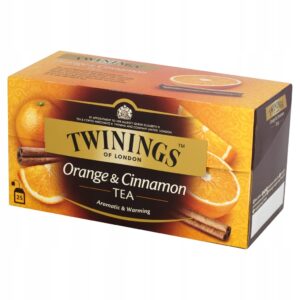 Twinings Orange & Cinnamon – czarna herbata (25 torebek)