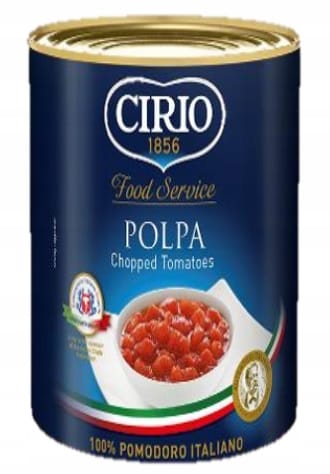 CIRIO Pomidory w Kawałkach 400g 1 CIRIO Pomidory w Kawałkach 400g