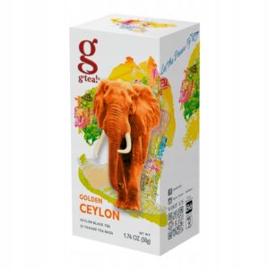 Herbata czarna G’tea Golden Ceylon, cejlońska, 25 torebek, 50 g