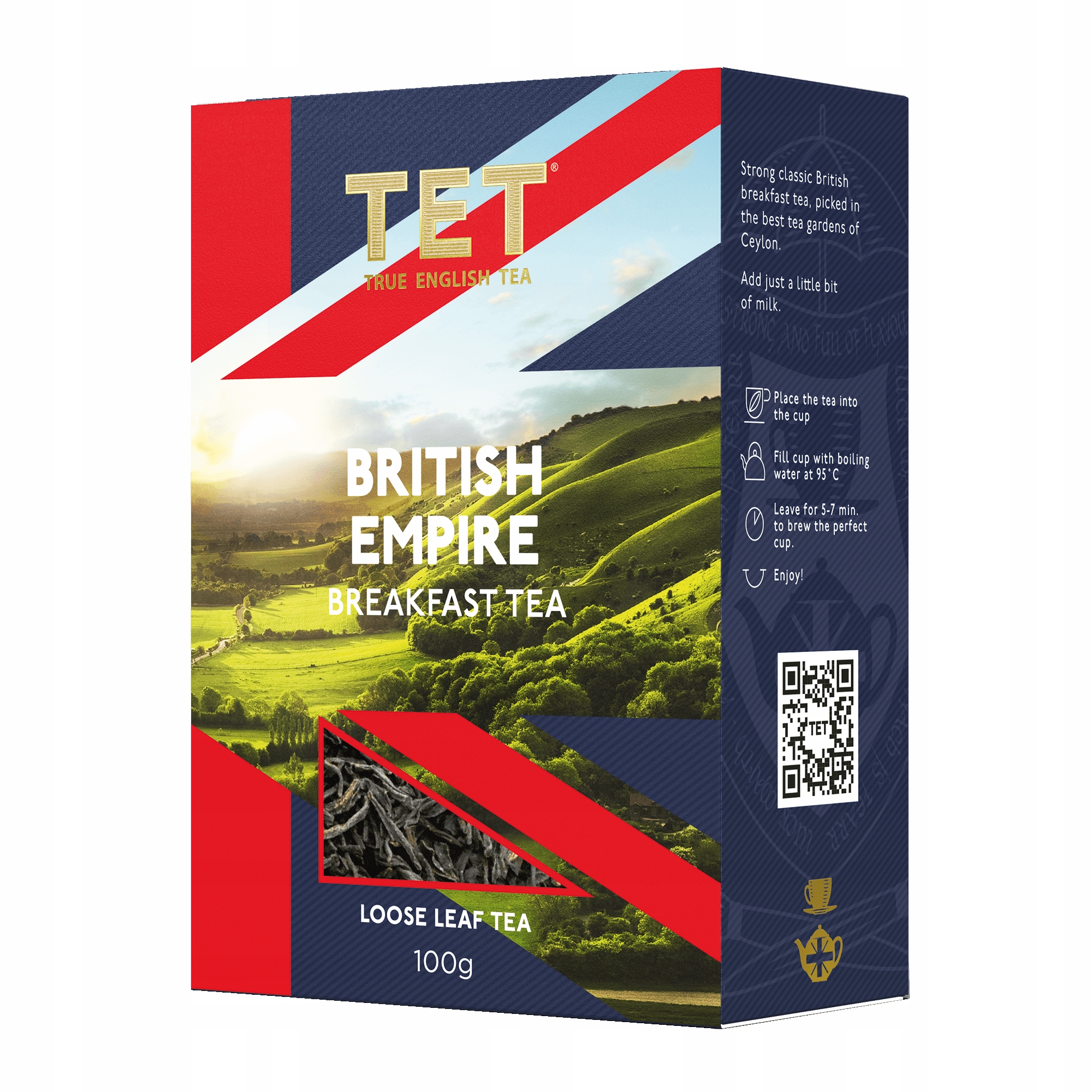 TET British Empire Herbata Czarna Liściasta 100 g
