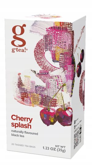 Herbata czarna G’tea Cherry Splash z wiśnią sakura, 20 torebek