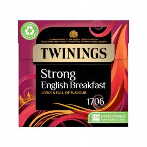 TWININGS ENGLISH STRONG BREAKFAST 120tb UK