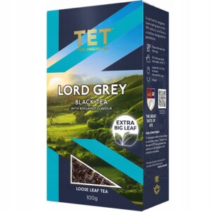TET LORD GREY Herbata Czarna Liściasta 100 g