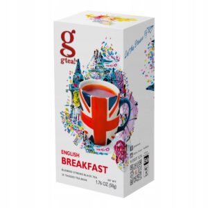 Herbata czarna G’tea English Breakfast, 25 torebek, 50 g