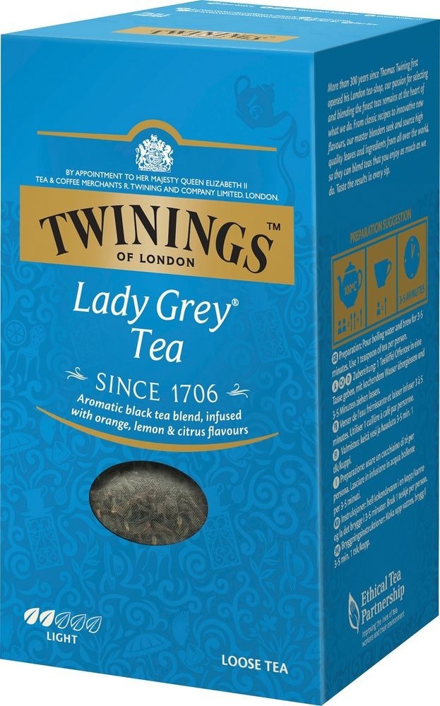 Twinings Lady Grey – czarna herbata sypana (200g) 2 Twinings Lady Grey – czarna herbata sypana (200g) - obrazek 2