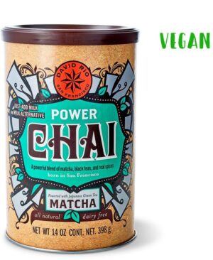 DAVID RIO Power Chai with Matcha (gluten-vegan)