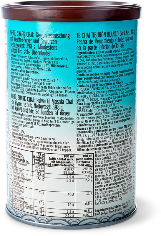 DAVID RIO Chai White Shark 398g 2 DAVID RIO Chai White Shark 398g - obrazek 2