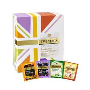 Zestaw czarnych herbat Twinings Collection Favourite Teas 40 torebek opakowanie i saszetki