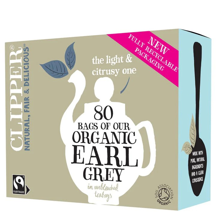 Clipper Earl Grey Organic Bio - Herbata czarna (80 torebek) 1 1951f9903d73c79a6a3420bc7afdccdf