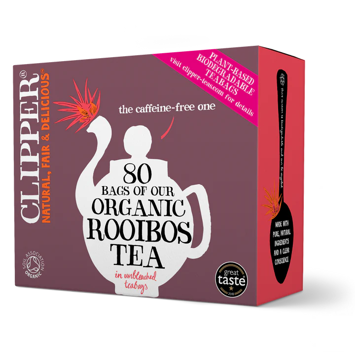 Clipper Rooibos Tea Organic Bio - Herbata bezkofeinowa (80 torebek) 1 cbc106772dbe39cb5e305facfa5234db