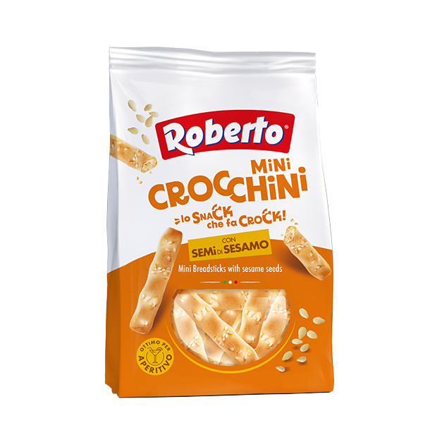 ROBERTO CROCCHINI MIGNON SEZAM 150g Krokini z Sezamem Włoska Przekąska 1 266e6e550b02aadc04d7aef75446f3e6