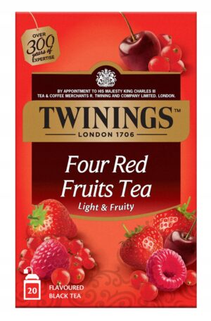 Twinings Cztery Owoce Herbata Czarna (20x2g) saszetki indywidualne