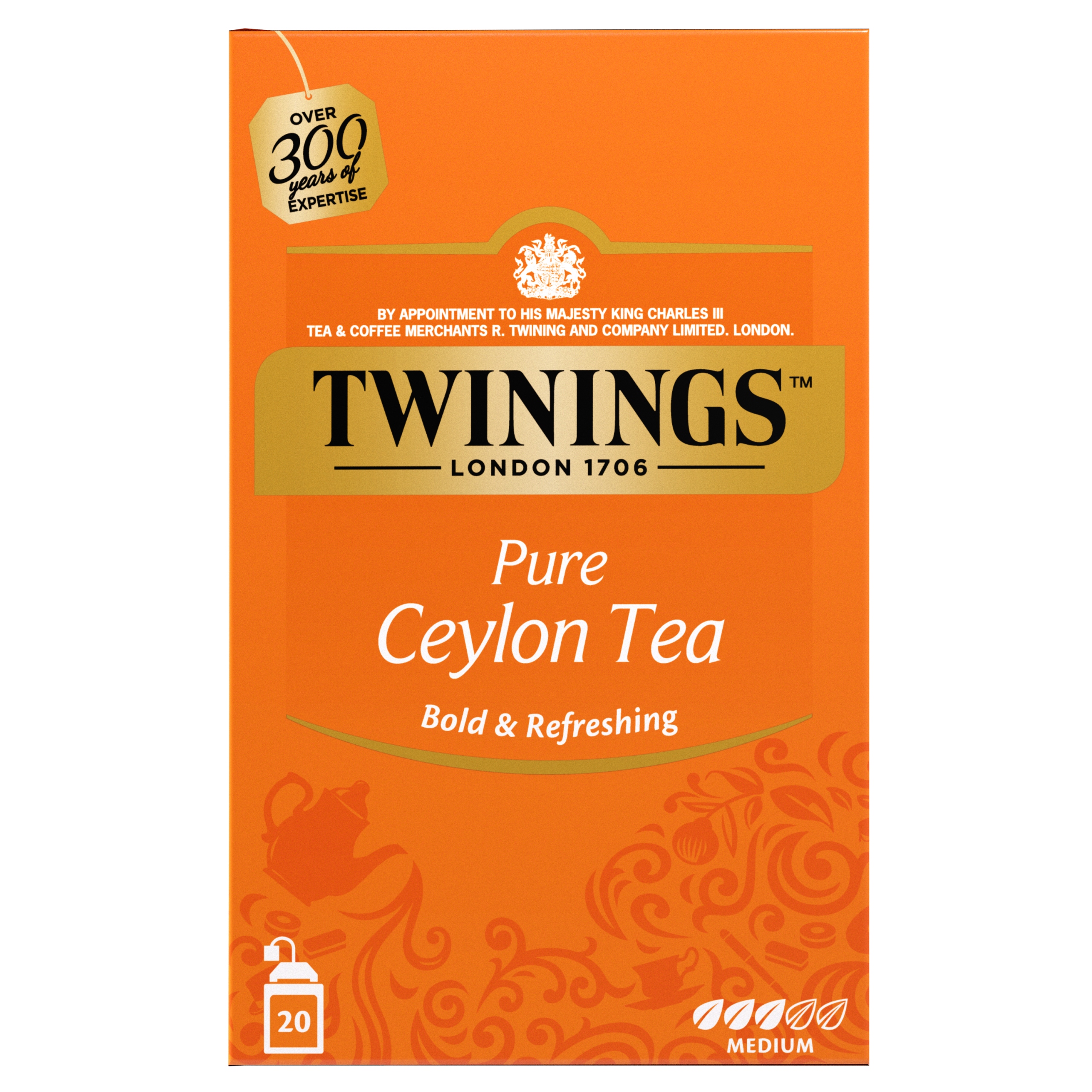 Twinings Ceylon Herbata Czarna (20x2g) saszetki indywidualne 1 Twinings Ceylon Herbata Czarna (20x2g) saszetki indywidualne